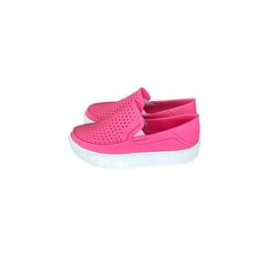 Crocs Citilane Roka Pink Perforated Slip On Loafer Size 8